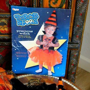 Vintage -To Cute to Spoke Little Witch Costume